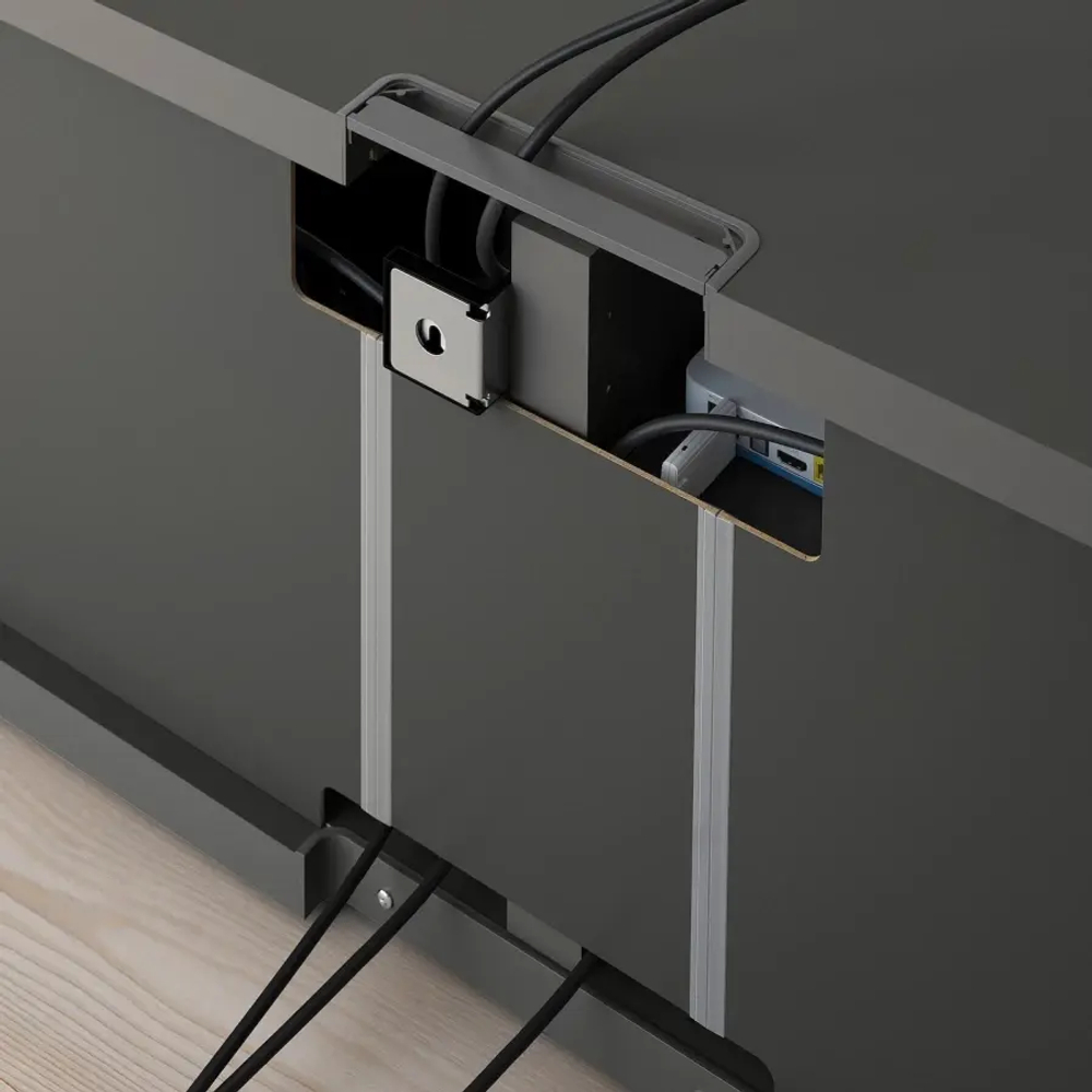 Подставка под телевизор - BESTÅ /BESTА IKEA/ БЕСТА/БЕСТО ИКЕА, 180х64х40 см, серый