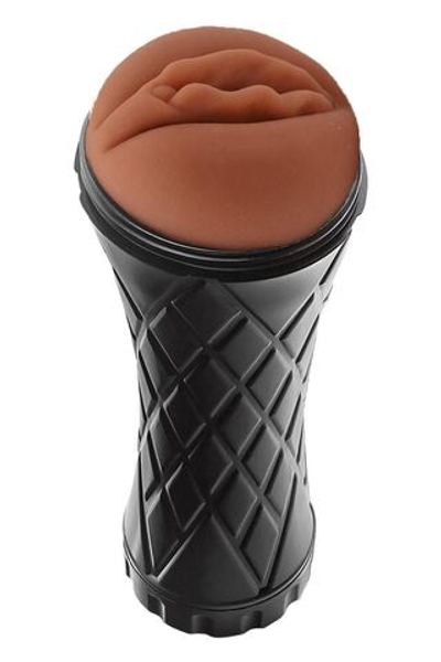 Коричневый мастурбатор-вагина Marly (Цвет: коричневый)