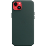 Кожаный чехол с поддержкой MagSafe Apple Leather Case для iPhone 14 Plus, Forest Green (Зеленый лес)