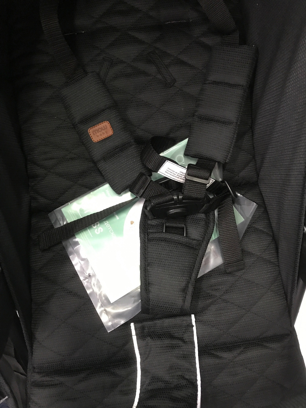 Коляска детская MOWBaby "CROSS" RA089 Gold Black