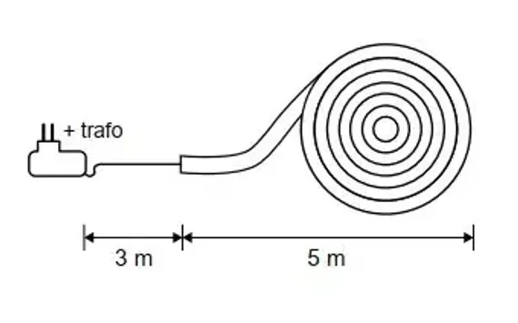 Гирлянда дюралайт Luca Lighting, цвет красный , 100 ламп, 8 функций, 5 м., LUCA (83796)