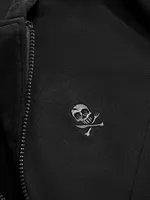 Худи Hardlunch Logo на молнии черный