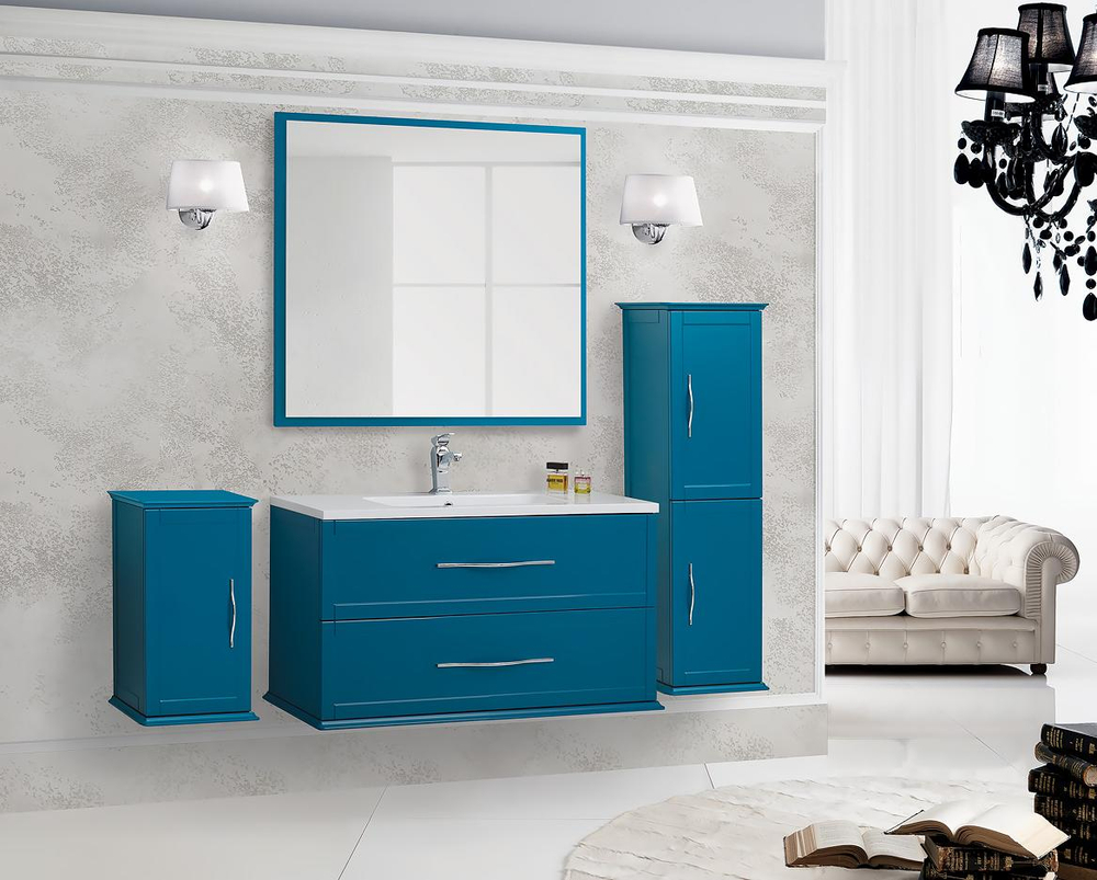 Мебель для ванной Cezares TIFFANY 100 Blu Petrolio