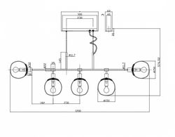Подвесной светильник Maytoni Erich MOD221-PL-05-G