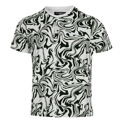 Мужское теннисное поло Hydrogen Tech Chrome T-Shirt Men - White, Black
