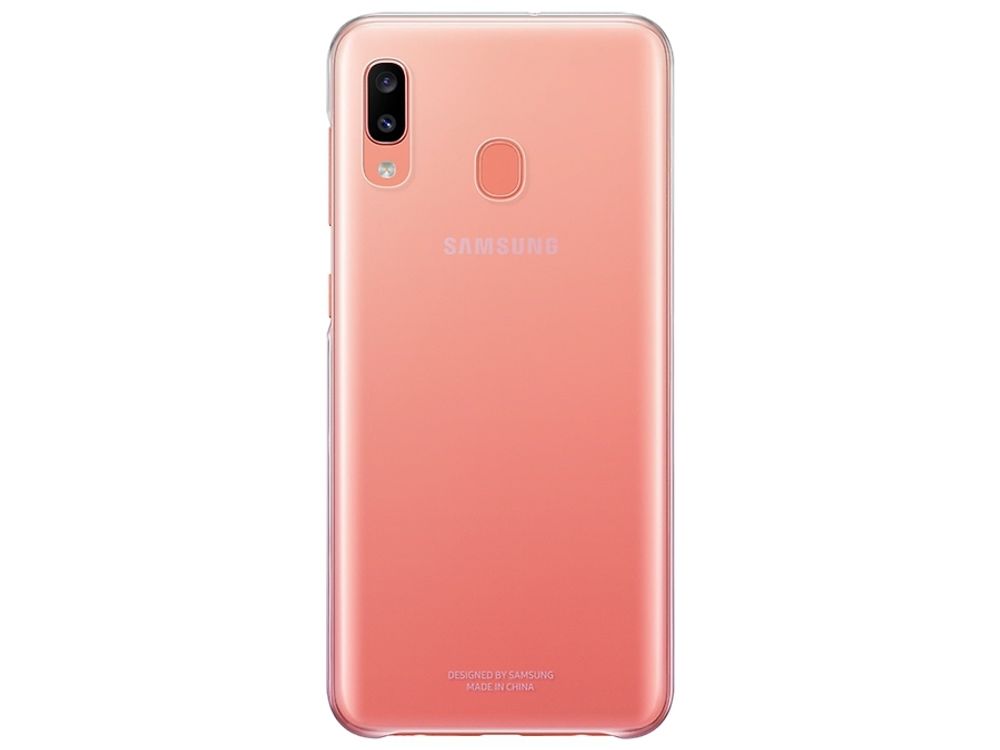 Samsung для Samsung Galaxy A20 Gradation Cover розовый (EF-AA205CPEGRU) Чехол (клип-кейс)