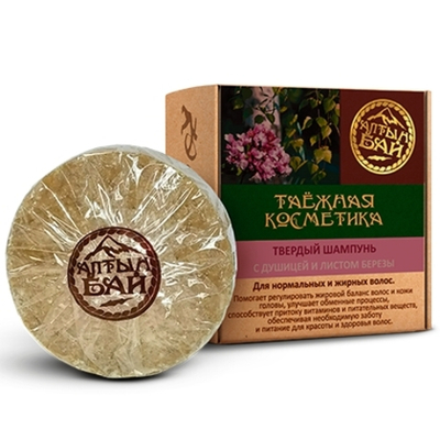 Твердый шампунь С душицей и листом березы