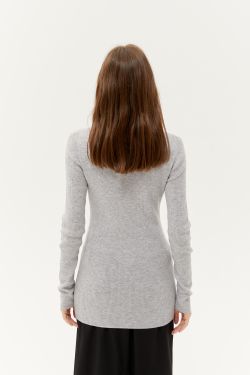 Джемпер в рубчик (Мне так удобно, мне так красиво), серый