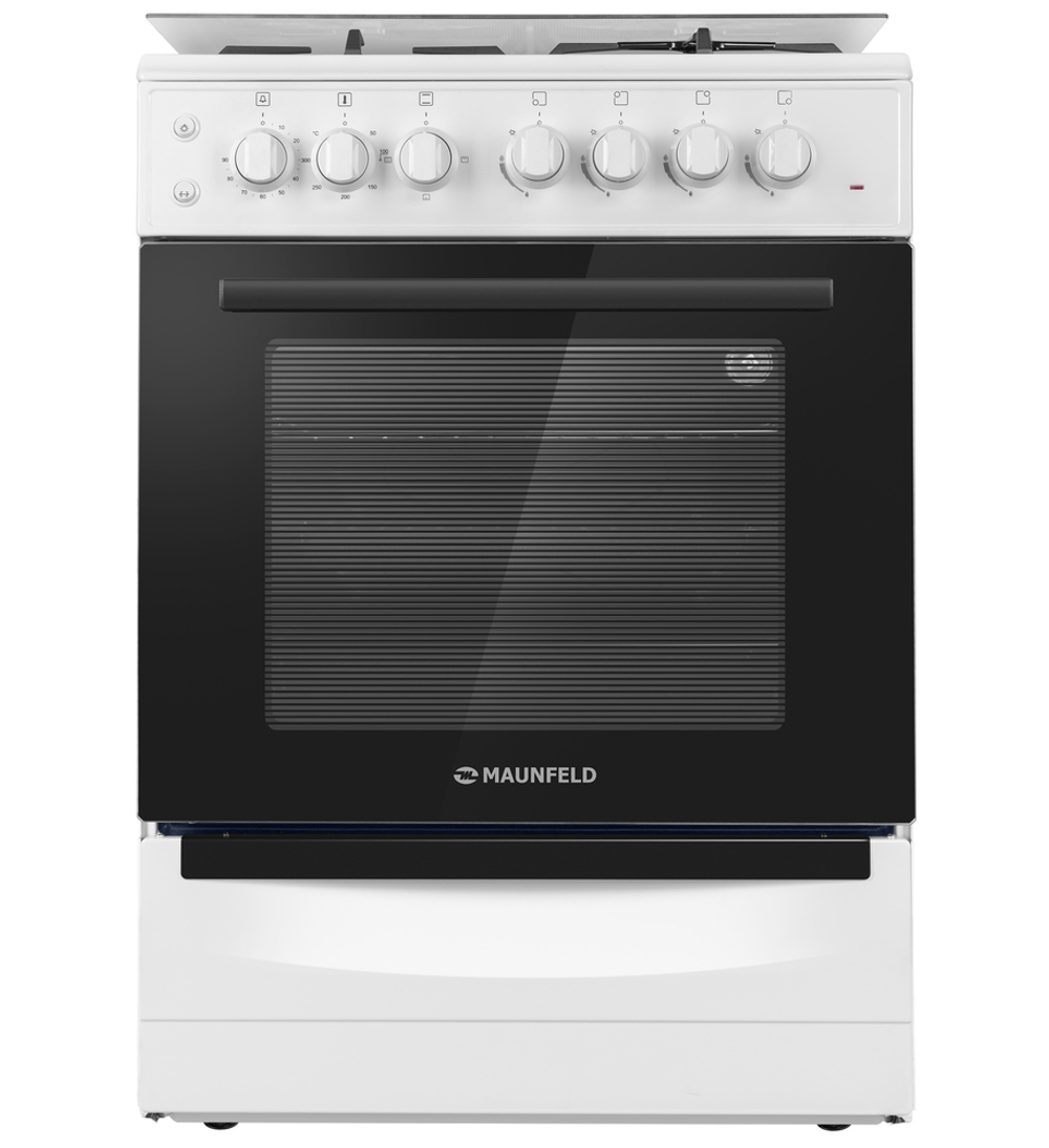 Газовая плита с электрической духовкой MAUNFELD MGC60ECW04