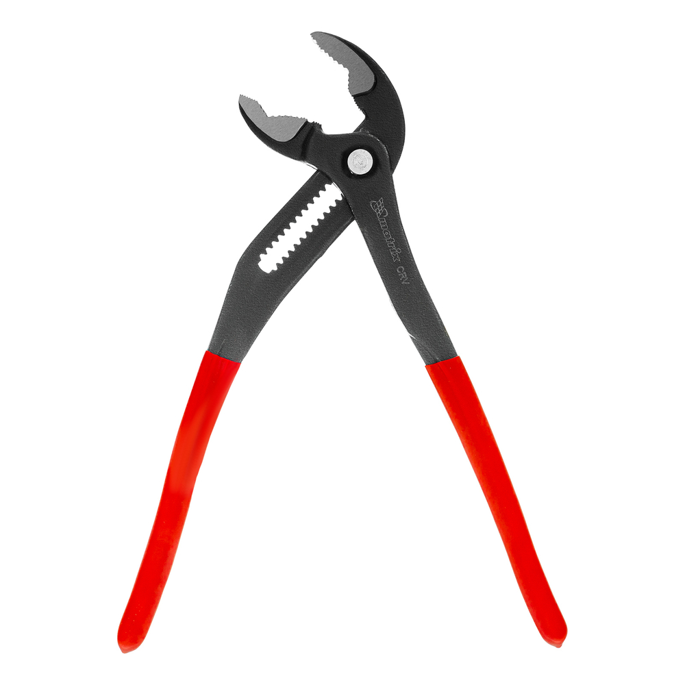 Клещи переставные 300 мм, кнопочный механизм, хром-ванадий, обливные рукоятки Matrix