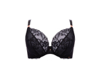 Черный бюстгальтер Sublime с мягкими гипюровыми чашками (Размер: 85D) (Цвет: черный)