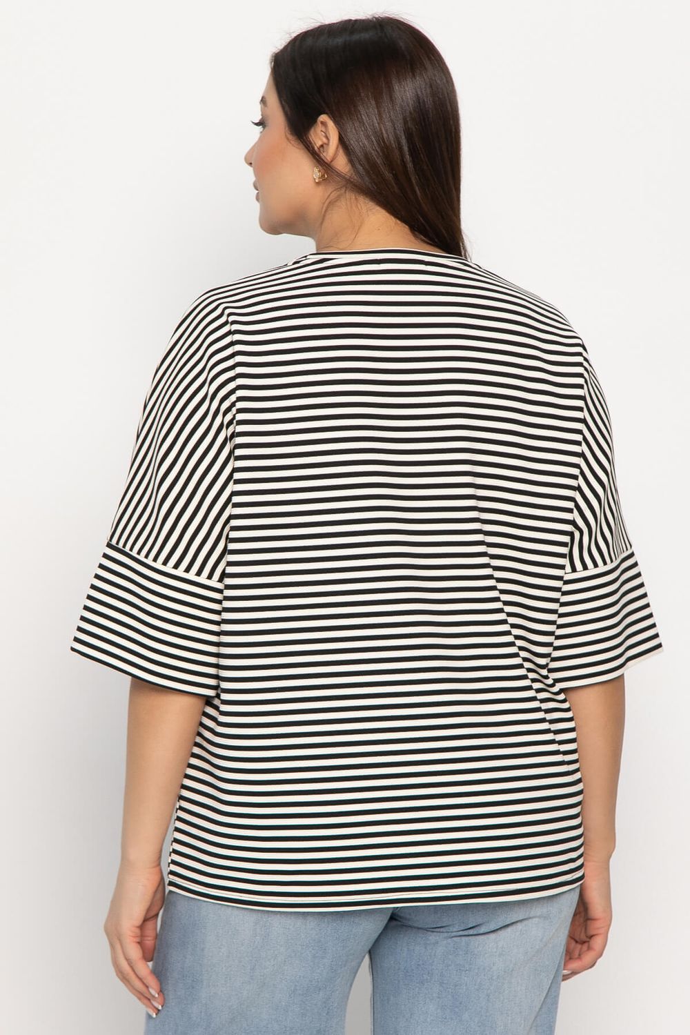 Блуза Монтана (черно-белая) Б14888-20М LT Collection