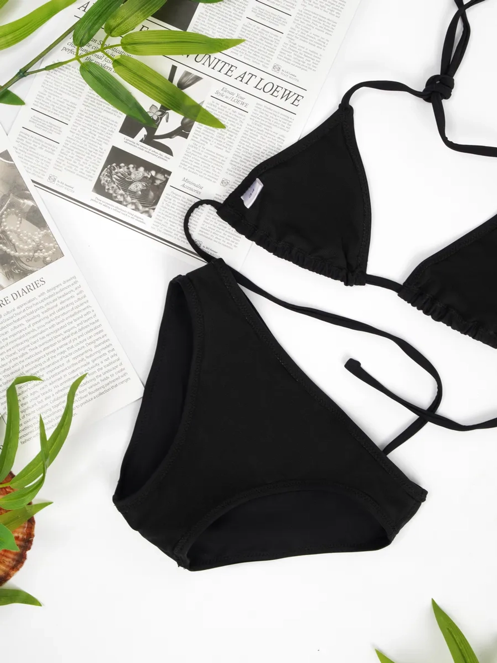 купальник раздельный 3 в 1 пляжный кроп топ парео