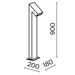 Ландшафтный светильник Outdoor O592FL-L15GF3K
