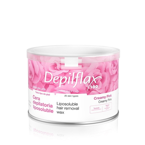 Воск теплый в банке Depilflax Розовый 400мл