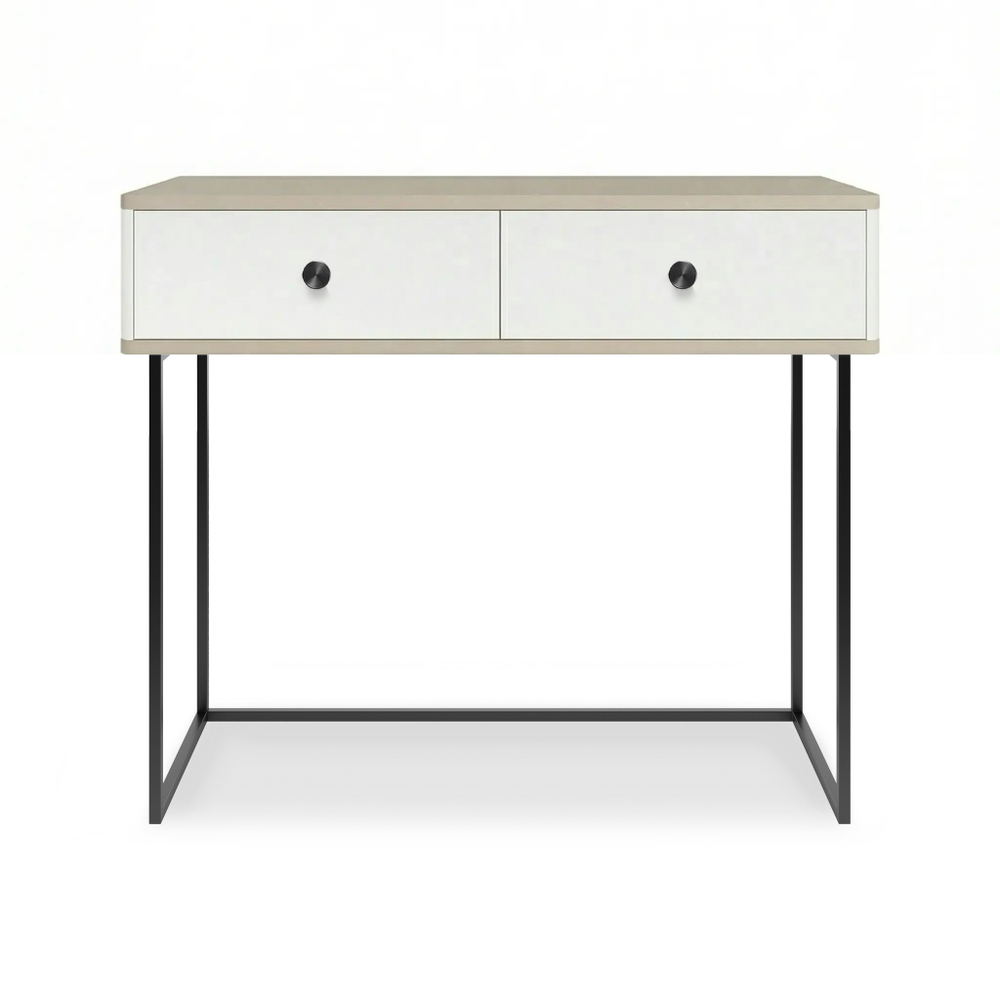 Туалетный столик консоль ROYAL 5311 эко (Макиато-Черный-р.черная)