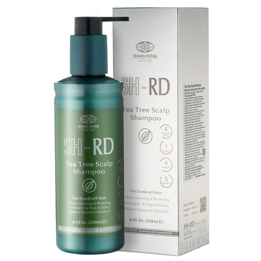 SH-RD Шампунь на основе масла чайного дерева Tea Tree Scalp Shampoo, 250 мл