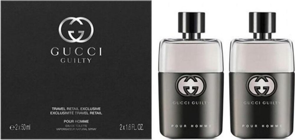 GUCCI GUILTY HOMME EDT DUPLO 2 X 50 ML