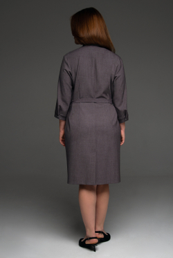 Платье женское 1708Аа, Кофе #519Коф051708Аа