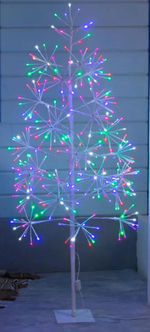 Фигура светодиодная внешняя Дерево 130см 200LED IP44, холодный белый, постоянное свечение