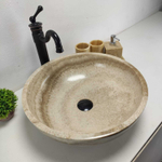 Каменная раковина из оникса Bowl Sunset Medium TinLip BO-01019 (45*45*15см)