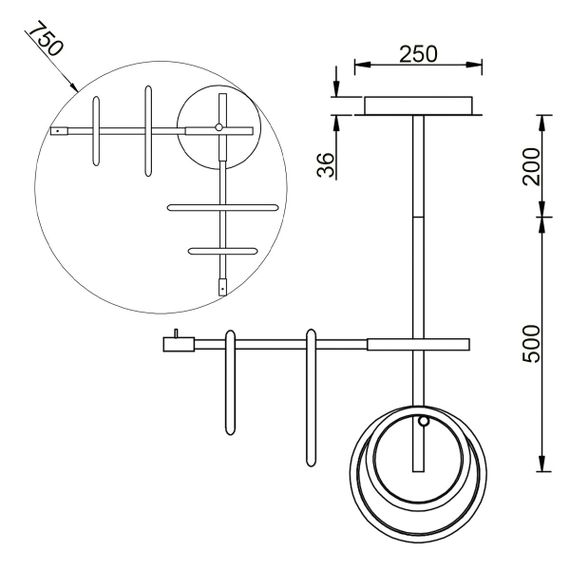 Потолочный светильник Vele Luce Bellezza VL7262L04