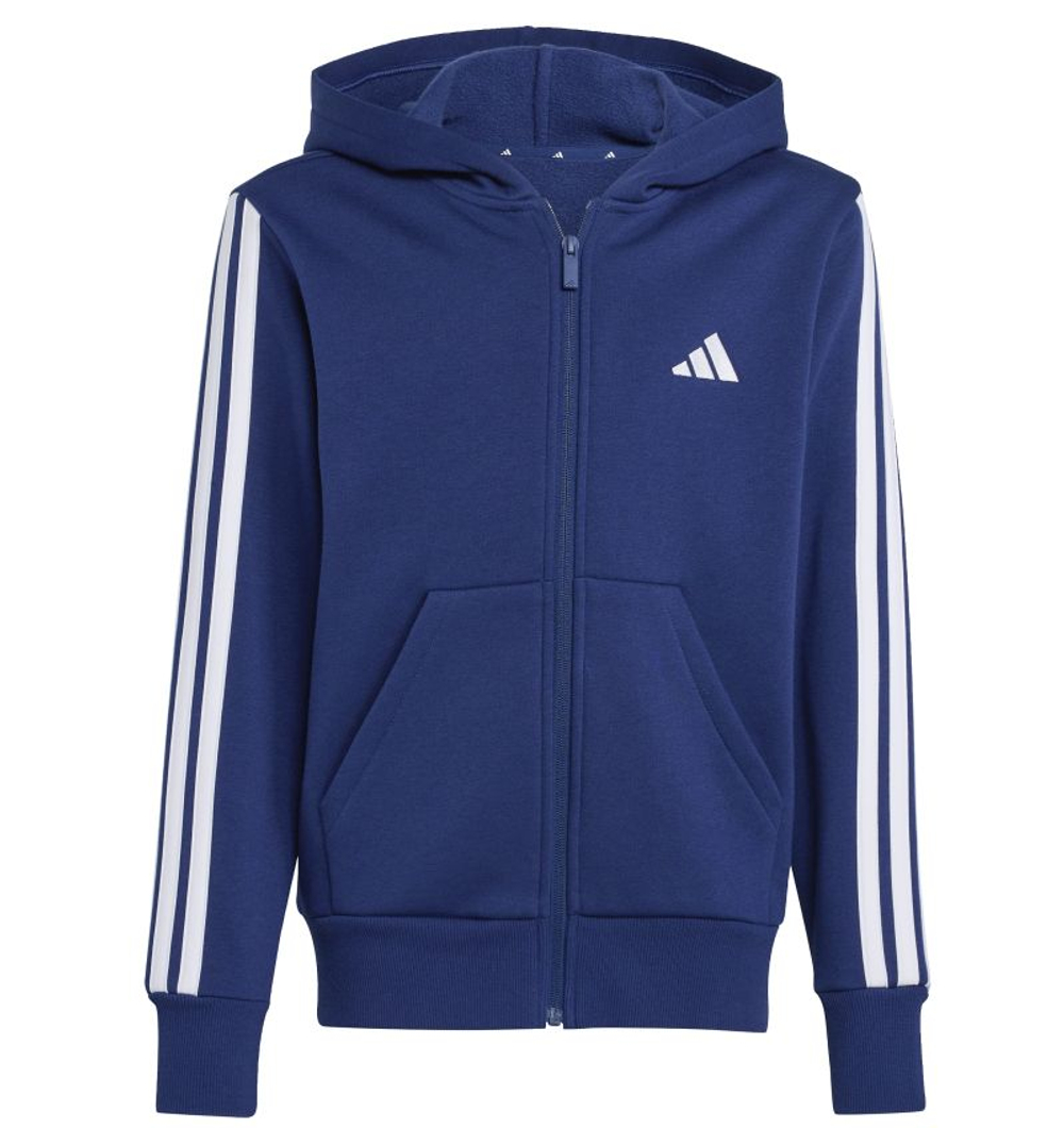 Детская теннисная толстовка Adidas Essentials Full-Zip - dark blue