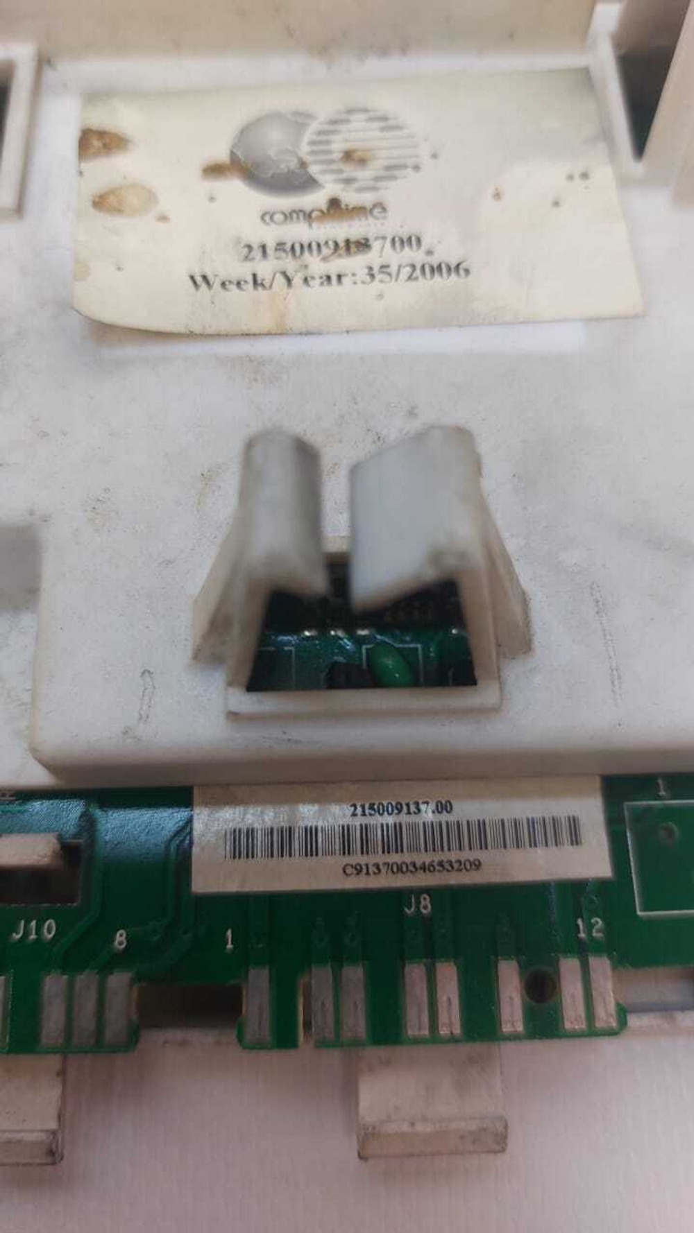 330 Комплект силовой модуль + индикация для стиральной машины Indesit WIE 107 б/у