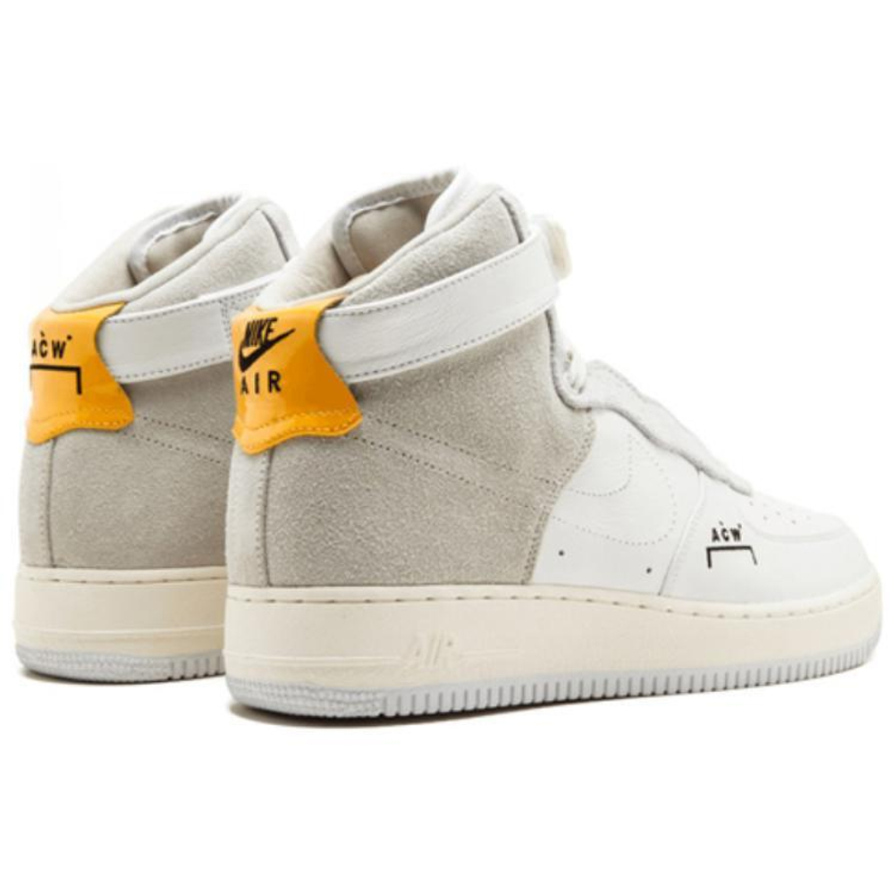 A Cold Wall X Nike Air Force 1 High White Grey Acw Hyper Sneakers