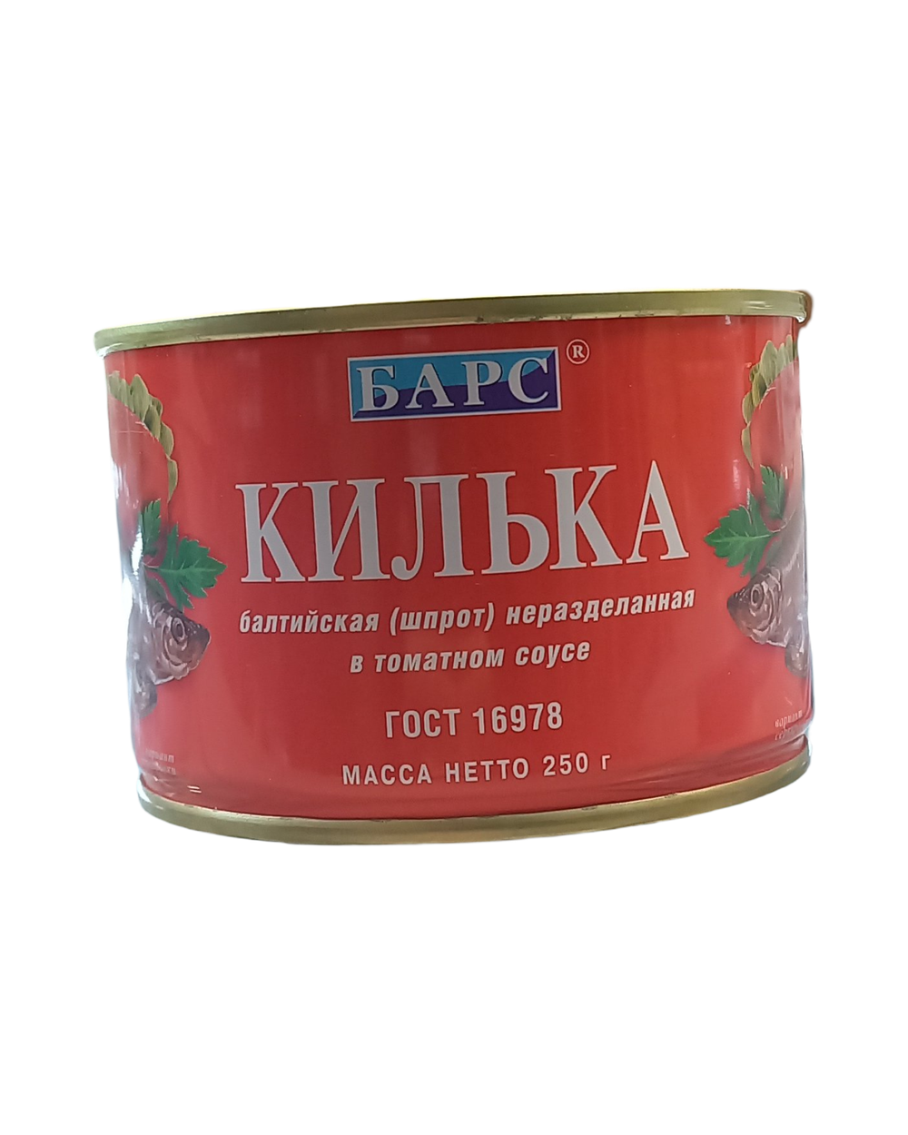 Килька "Барс" в томат. соусе 250г