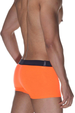 Неоново-оранжевые хлопковые трусы-боксеры (Размер: XXL) (Цвет: оранжевый)