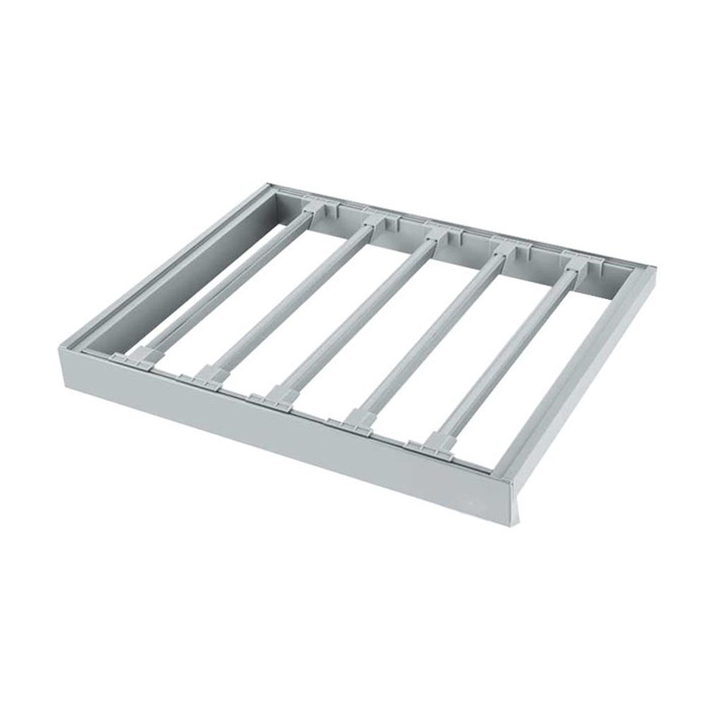 Выдвижная брючница 700-420 (664*420*56мм) серый жемчуг