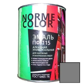 Эмаль ПФ-115 NORME COLOR серая 20кг