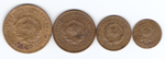 1,2,3,5 копеек 1934 года (VF-)