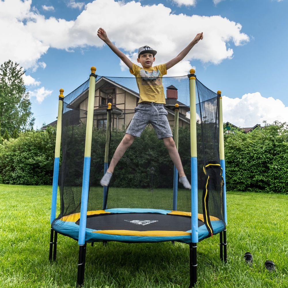 Батут DFC JUMP KIDS 60&amp;quot; желто-синий
