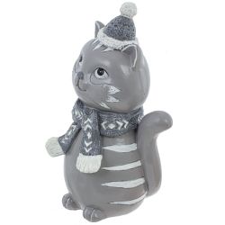 GAEM Фигурка декоративная "Кот", L13 W12 H25 см, 2в.