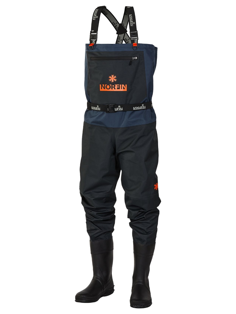 Полукомбинезон забродный Norfin PILOT BOOTFOOT р.45-XLS с сапогами резина