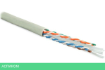 Кабель витая пара Hyperline UUTP4-C5E-S24-IN-LSZH-GY-305