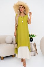 Платье Велла (лайм) Р11-1171/4 Nikol (Акция)