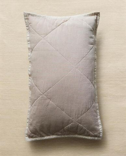 ZARA HOME ДЕТСКАЯ НАВОЛОЧКА В ПОЛОСКУ, КОРИЧНЕВЫЙ