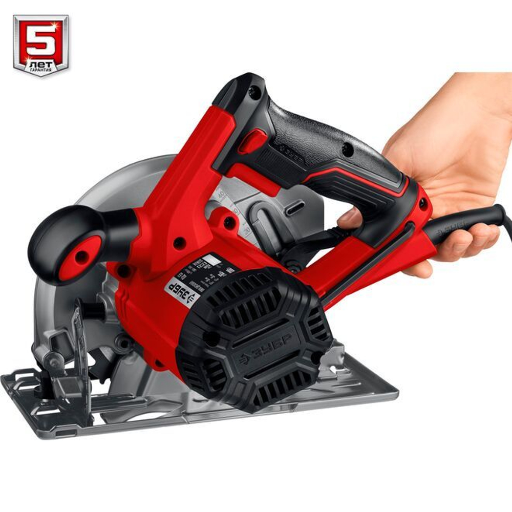 Циркулярная пила ЗУБР, диск 165 мм, 90 -55 мм , 45- 35мм, 1300 Вт,