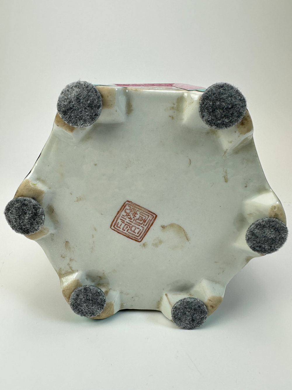 Шестиугольная ваза-кашпо