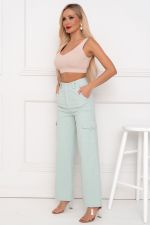 Джинсы Карго (мята) Дж11-102 Nikol