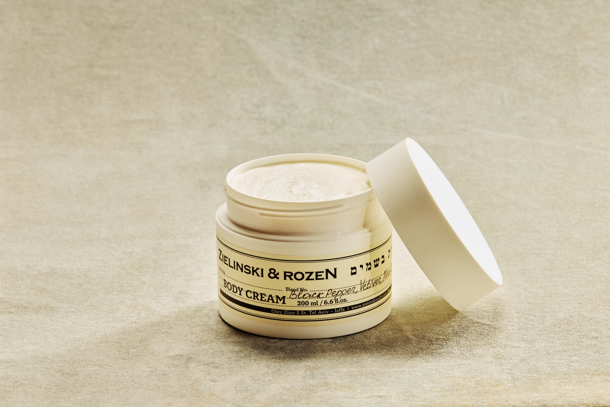 Крем для тела Черный перец, Ветивер, Нероли, Амбра