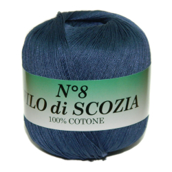 Пряжа Filo Di Scozia №8 50г, 340м, 100%мерсеризованный хлопок (цена за 1 шт)