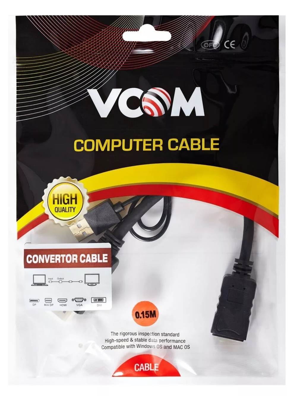 Переходник  VCOM CG599E-0.15M