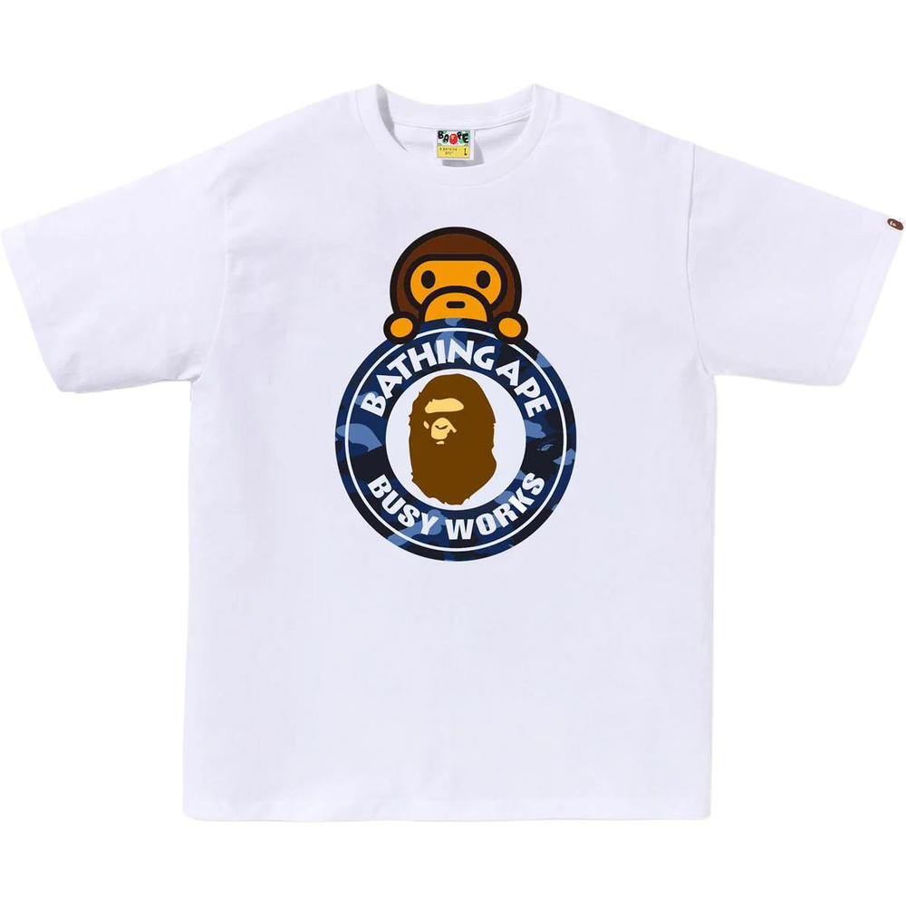 A Bathing Ape Bathing Ape Футболка Cotton Drop Shoulder Sleeve Summer 0zxtemx00710q