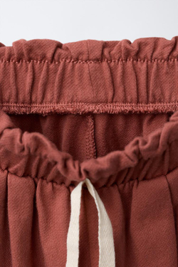 ZARA БРЮКИ BAGGY, ТАБАЧНЫЙ