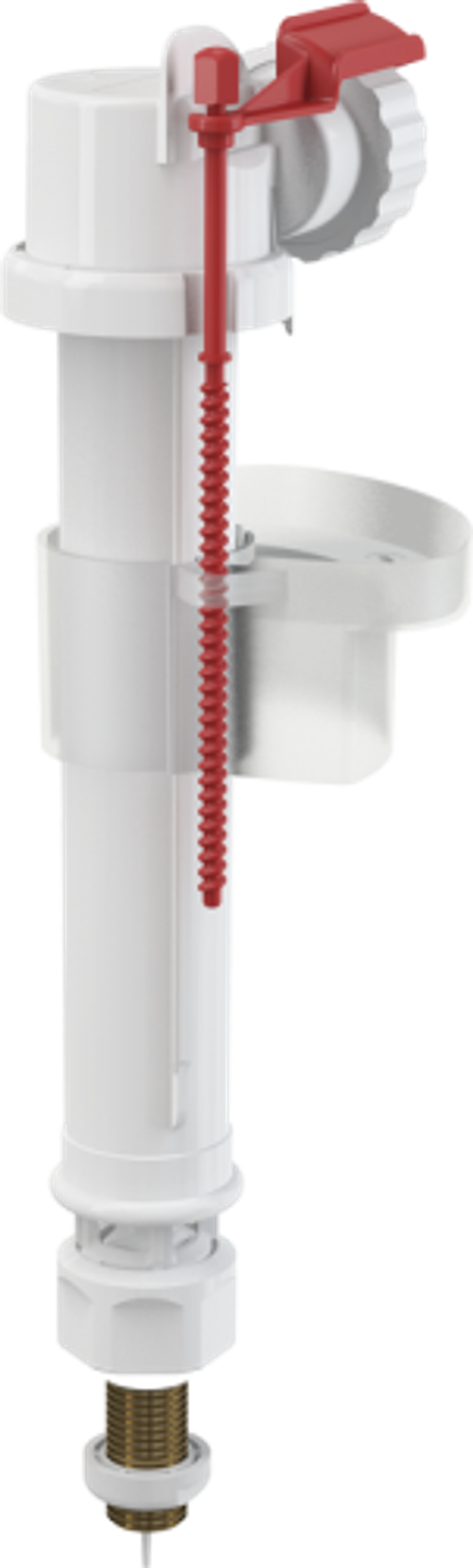 Клапан д/бачка AlcaPlast с НИЖ под. 3/8 (металл) (50/1шт)