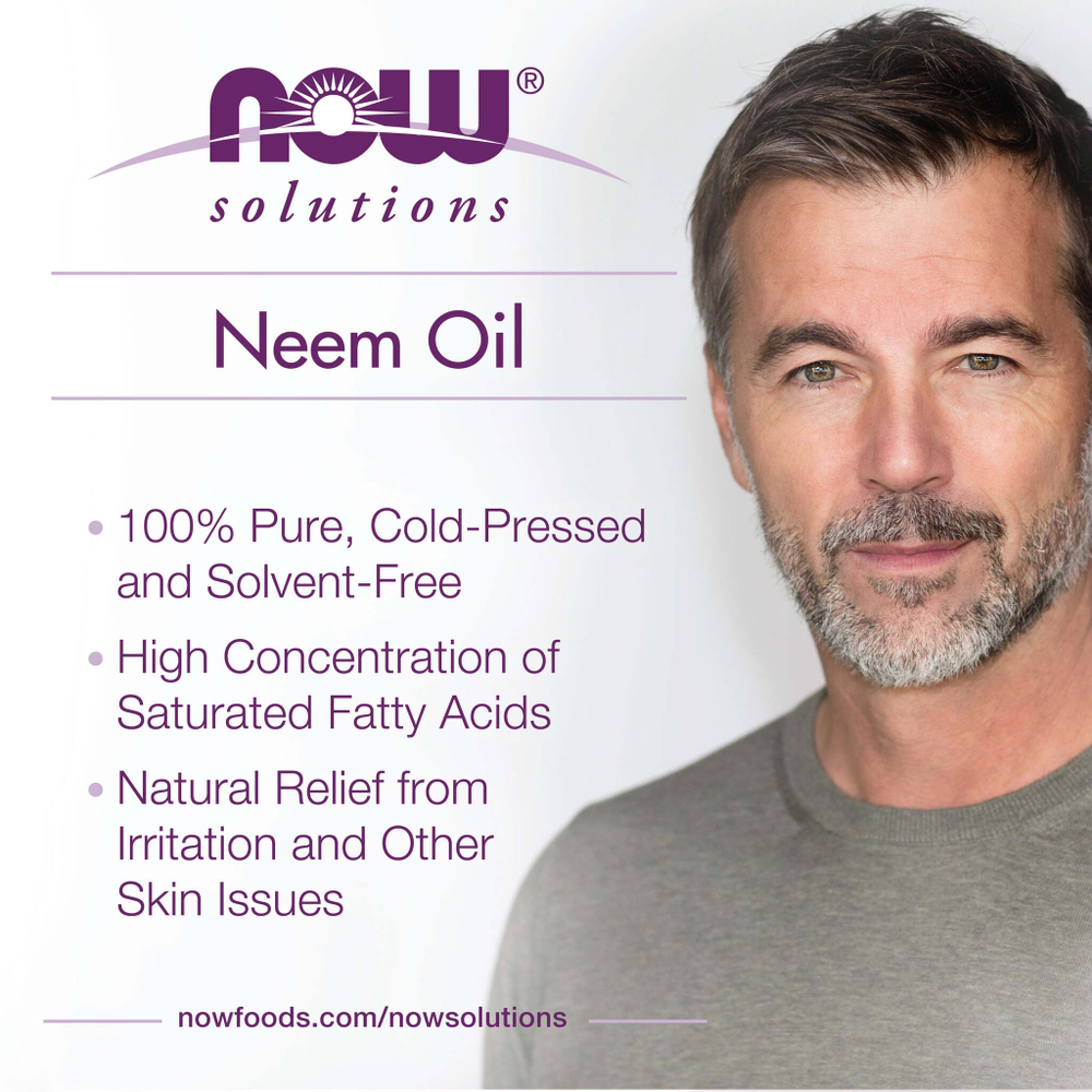 NOW Foods, Solutions, чистое масло нима, 30 мл (1 жидк. унция)